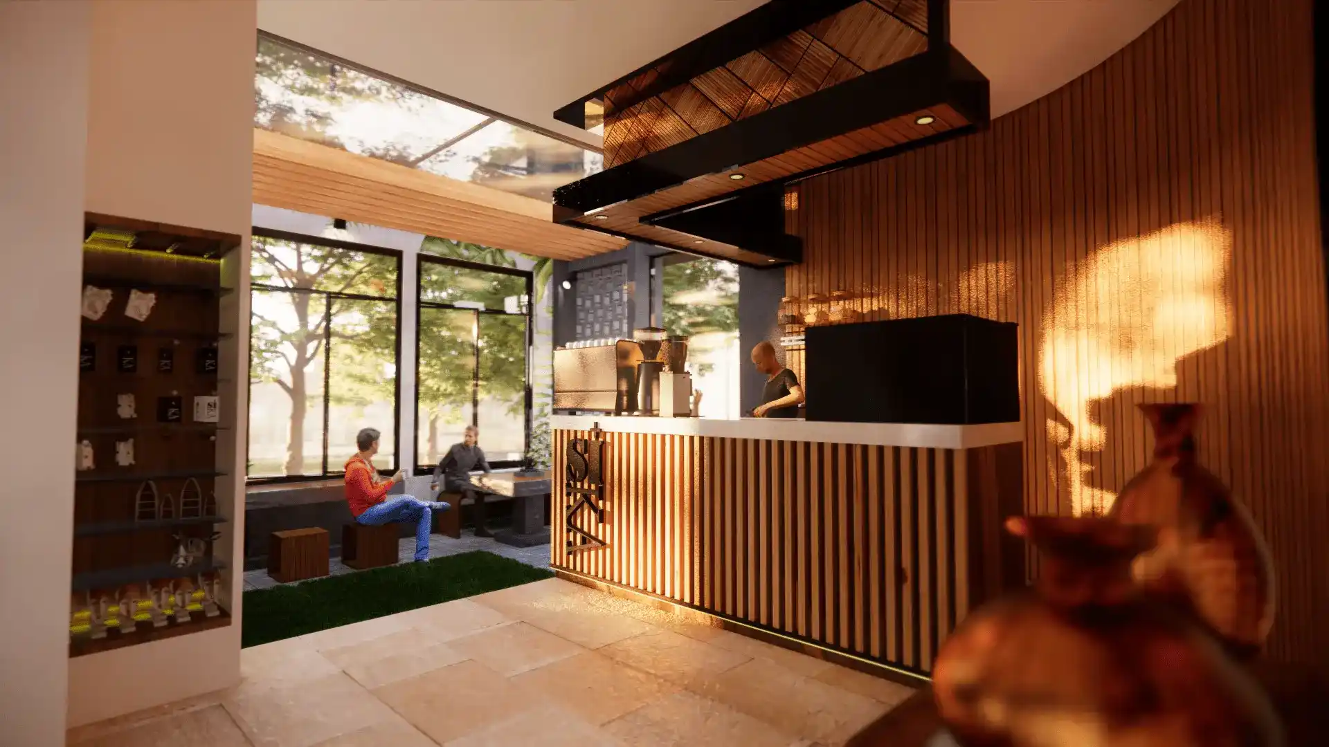 Hestudio Coffee Shop Interior Image